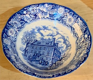 Wonderful Variety of Vintage Blue and White Plates, Pitcher and Serving Pieces