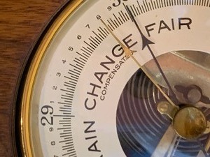 Vintage Weather Barometer