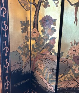 Double Sided Asian Style Screen  Room Divider