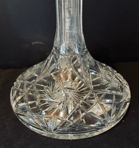 Vintage Crystal Czech Decanter