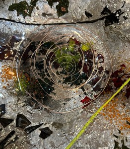 Stunning Art Glass Bowl by Anactacia Glass Design