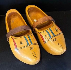Vintage Decorative Dutch Wooden Shoes