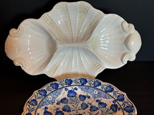 Lenox Butters Pantry Tray and Hand Painted Platter, Made in Turkey