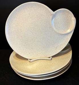 Four McCoy Pottery Snack Sets