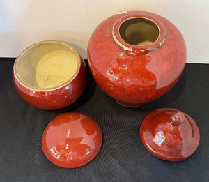 Two Lovely Lidded Vessels