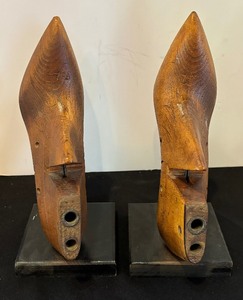 Vintage Shoe Form Book Ends