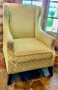 New Perigold Pretty Lime Green Armchair