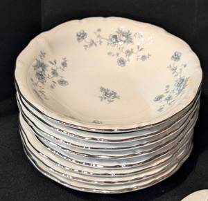 Haviland Bavaria Blue Floral Dish Set