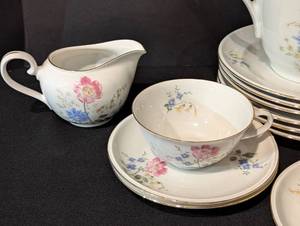 Vintage Bavarian Floral Tea Set