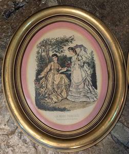 Pair of Vintage La Mode Prints
