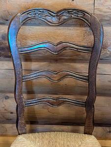 Ladder Back Rush Seat Side Chair