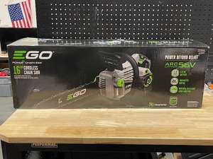 EGO 16 56v Cordless Chainsaw NEW see description