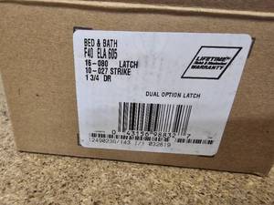 lot 10 image: Schlage bed and bath locking door handle