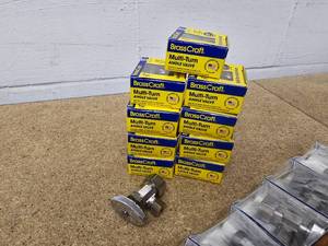 lot 36 image: 10 - 12 Multi-Turn Angle Valve and 7 - 14 Turn Angle Stop Valves