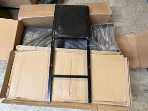 Set of 4 Tempe Black Finish Counter Height Chairs