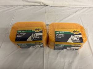 2 Twin Packs of Qep All-Purpose Heavy Duty Sponges