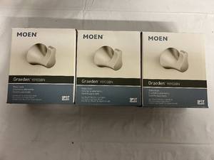 3 Moen Graeden Robe Hooks