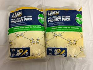 2 x 100ct Packs of Lash Tile Leveling System