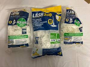 3 Bags of Lash Tile Leveling Clips