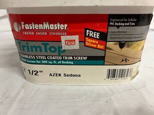 FastenMaster TrimTop Stainless Steel Coated Trim Screws - 2-12