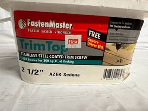 FastenMaster TrimTop Stainless Steel Coated Trim Screws - 2-12