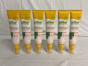 6 Bottles of Alba Botanica Facial Sheer Shield Sunscreen
