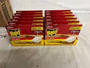 12 x 4 Packs of Raid Ant Baits