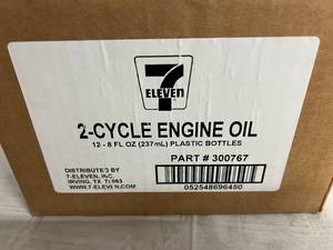 12 - 8oz Bottles of 2-Cycle Engine Oil