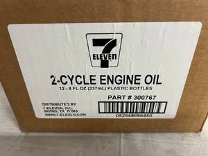 12 - 8oz Bottles of 2-Cycle Engine Oil