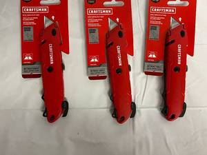 3 Craftsman Quick-Change Utility Knifves