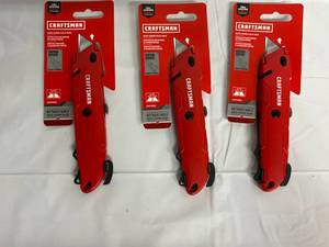 3 Craftsman Quick-Change Utility Knifves