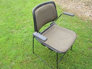 Lot of 10 Stackable conference room chairs sold by the Hutchinson DAV