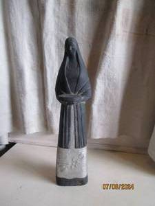 lot 46 image: Hand crafted 16 clay maiden statue...