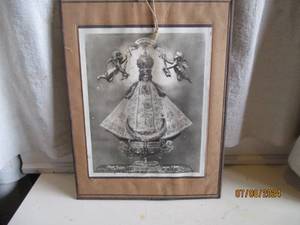 lot 68 image: Vintage religious Mexican wall deco...