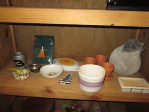 lot 497 image: Lot of stoneware dishes and more...
