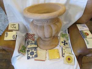 lot 224 image: Groovy grouping of assorted vase an...