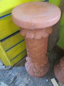 lot 241 image: Vintage 28 Clay pedestal displayp...