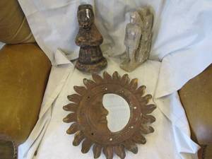 lot 276 image: Vintage Copper Celestial Mirror, 11...