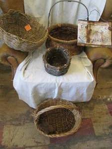 lot 277 image: Variety Bundle of Wicker Rattan and...