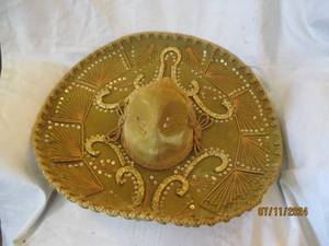 lot 181 image: Flashy 70s style velour Sombrero w...