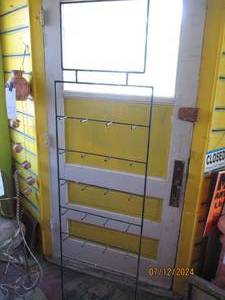 lot 544 image: 6.5 Foot tall metal display rack...