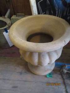 lot 234 image: Vintage Earthenware outdoor planter...