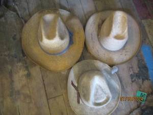 lot 317 image: Vintage cowboy hats