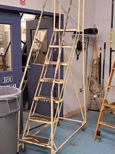 lot 2 image: Rolling Staircase