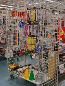 lot 31 image: Grid Panel Display Shelving Unit 1-shelf 25-12x49-12x84
