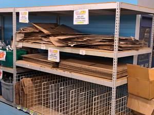 lot 37 image: Industrial Wood-Shelf  Metal Shelving Unit 4x8x7