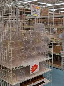 lot 54 image: Grid Panel Shelving Section 25x49-12x84