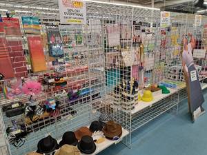 lot 92 image: Grid Panel Shelving Section 3-section without Back Grids 25x173x84