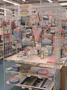 lot 104 image: Grid Panel Shelving Section 1-section with Back Grid 25x49-12x84