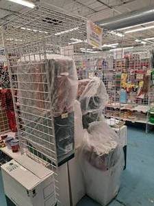 lot 115 image: Grid Panel Shelving Section 1-section with Back Grid 25x48-12x84